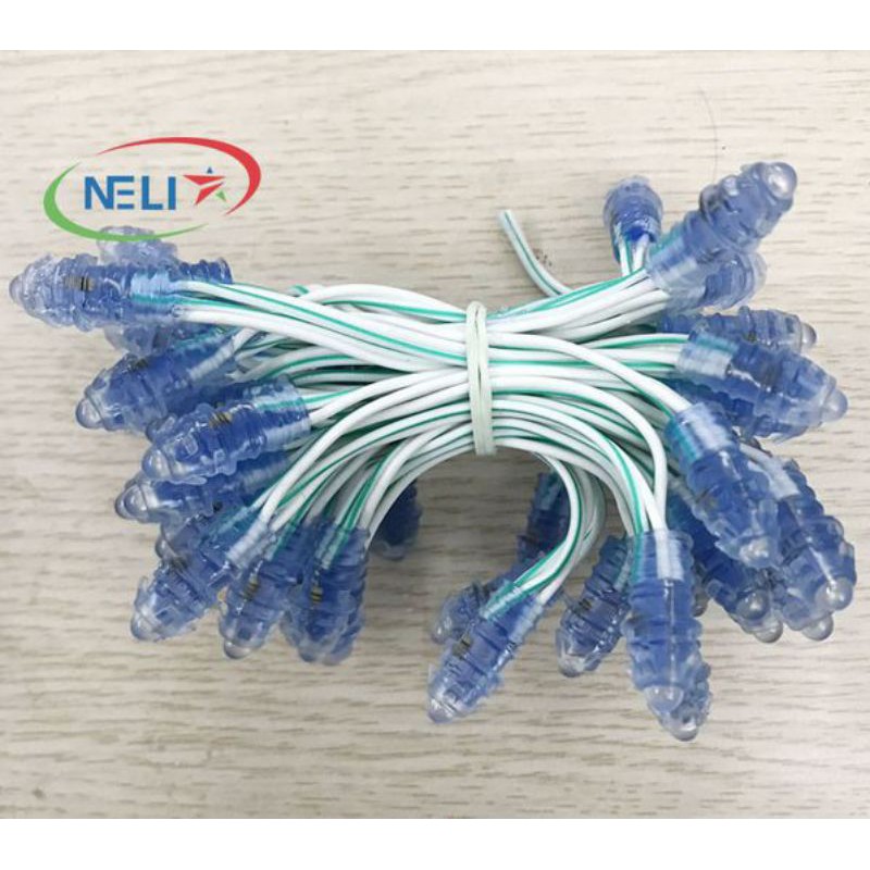 Hàng Hót LED đúc F5 đế 9mm điện áp 5V chống nước tốt.