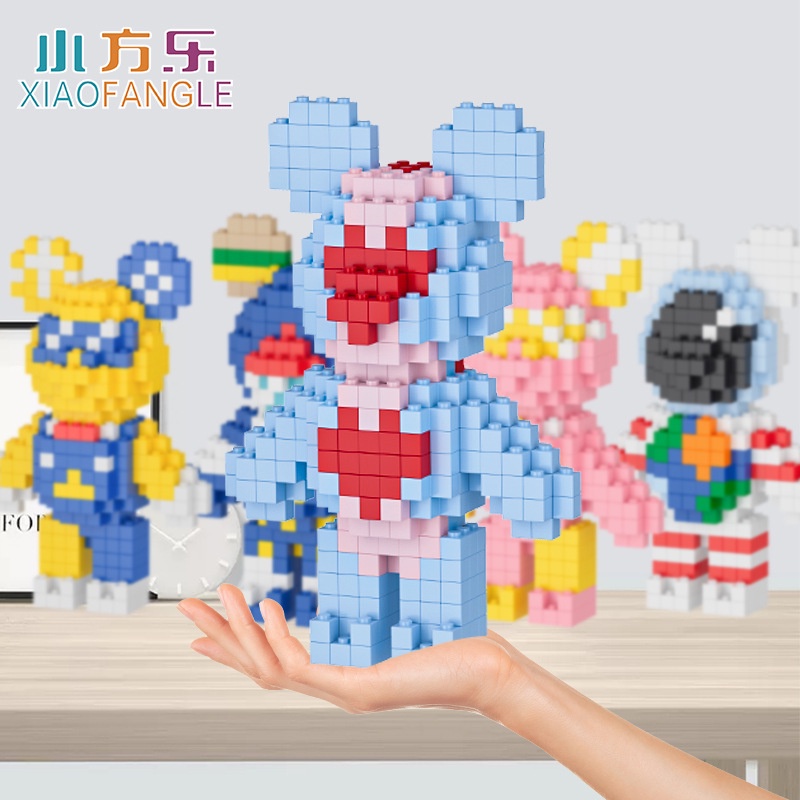 Mô Hình Đồ Chơi Lắp Ráp Ba Chiều Hình Chú Gấu Ba Chiều Thu Nhỏ Dành Cho Trẻ Em