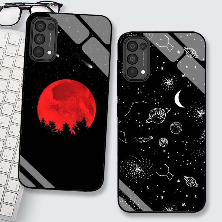 ỐP OPPO Reno 4, Reno 5 LƯNG KÍNH CƯỜNG LỰC SANG TRỌNG, SÁNG BÓNG (Video quay thật)