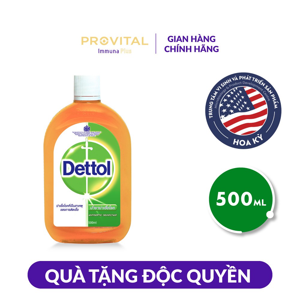 [Grocery gift] Dung dịch diệt khuẩn đa năng Dettol 500ml
