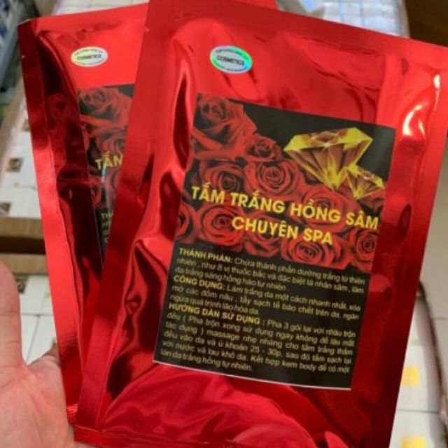 Tắm trắng hồng sâm