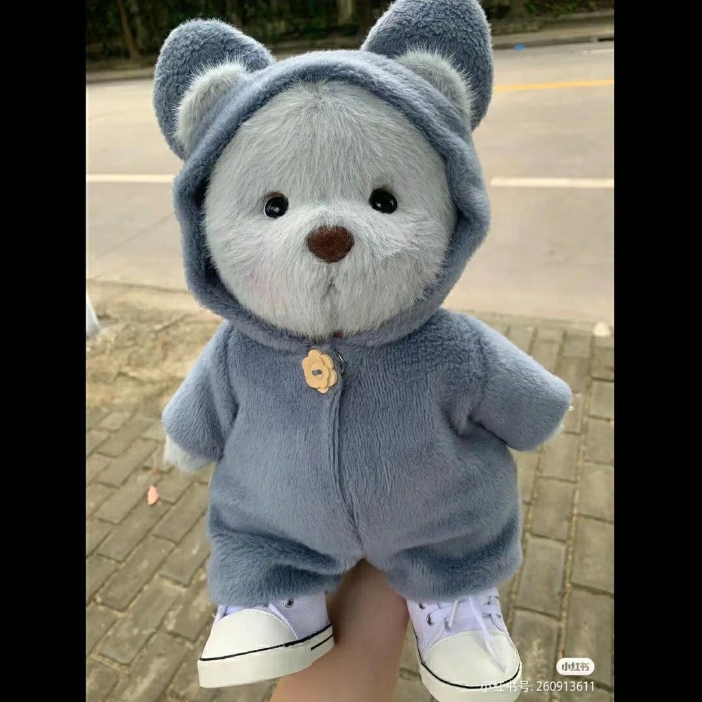 Gấu Bông Lena Mặc Đồ Dễ Thương Kích Thước 30cm