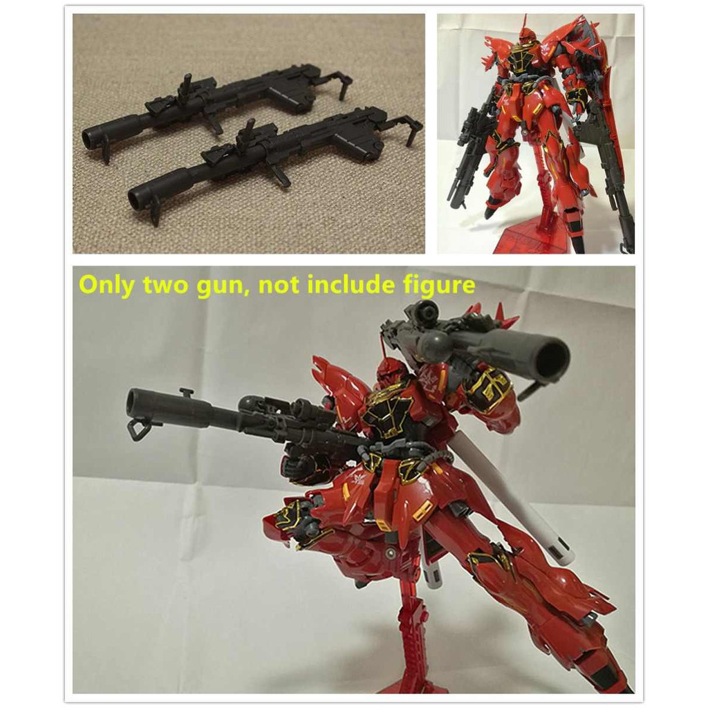 Phụ kiện Mô hình nhựa MG RG hg Bazooka x2 cho Sazabi Sinanju (SP KO KHÔNG KÈM GUNDAM)