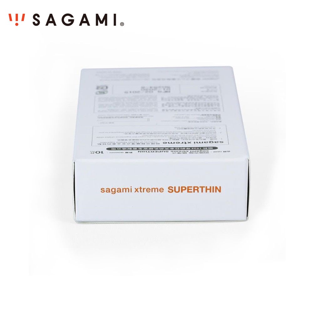 Bao Cao Su Sagami Super Xtreme Siêu Mỏng Chính Hãng Xuất Xứ Nhật Bản Hộp 10c cao cấp