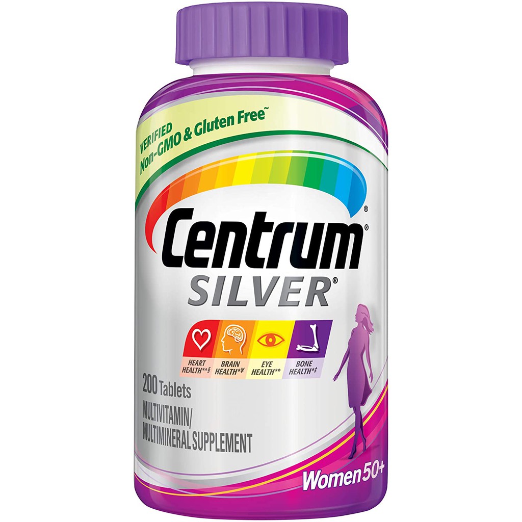 CENTRUM SILVER WOMEN 50+ 200 viên của Mỹ | BigBuy360 - bigbuy360.vn