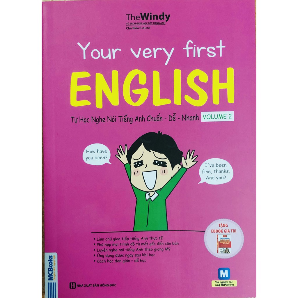 Sách Your Very First English Tự Học Nghe Nói Tiếng Anh Chuẩn Dễ Nhanh Volume 2