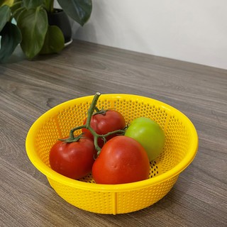 Rổ nhựa tròn cao cấp loại nhỏ đường kính  20 - 24 - 28 -32 cm, nhựa pp nguyên sinh kháng khuẩn của Gia Dụng Du Thủy
