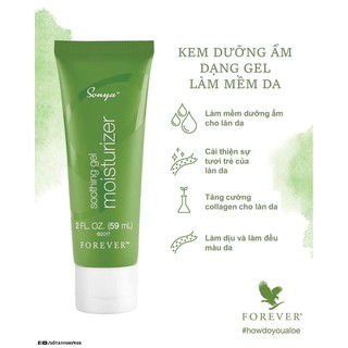 (RẺ VÔ ĐỊCH) Gel Dưỡng Làm Dịu Và Ẩm Da Sonya Soothing Gel Moisturizer 608 Flp