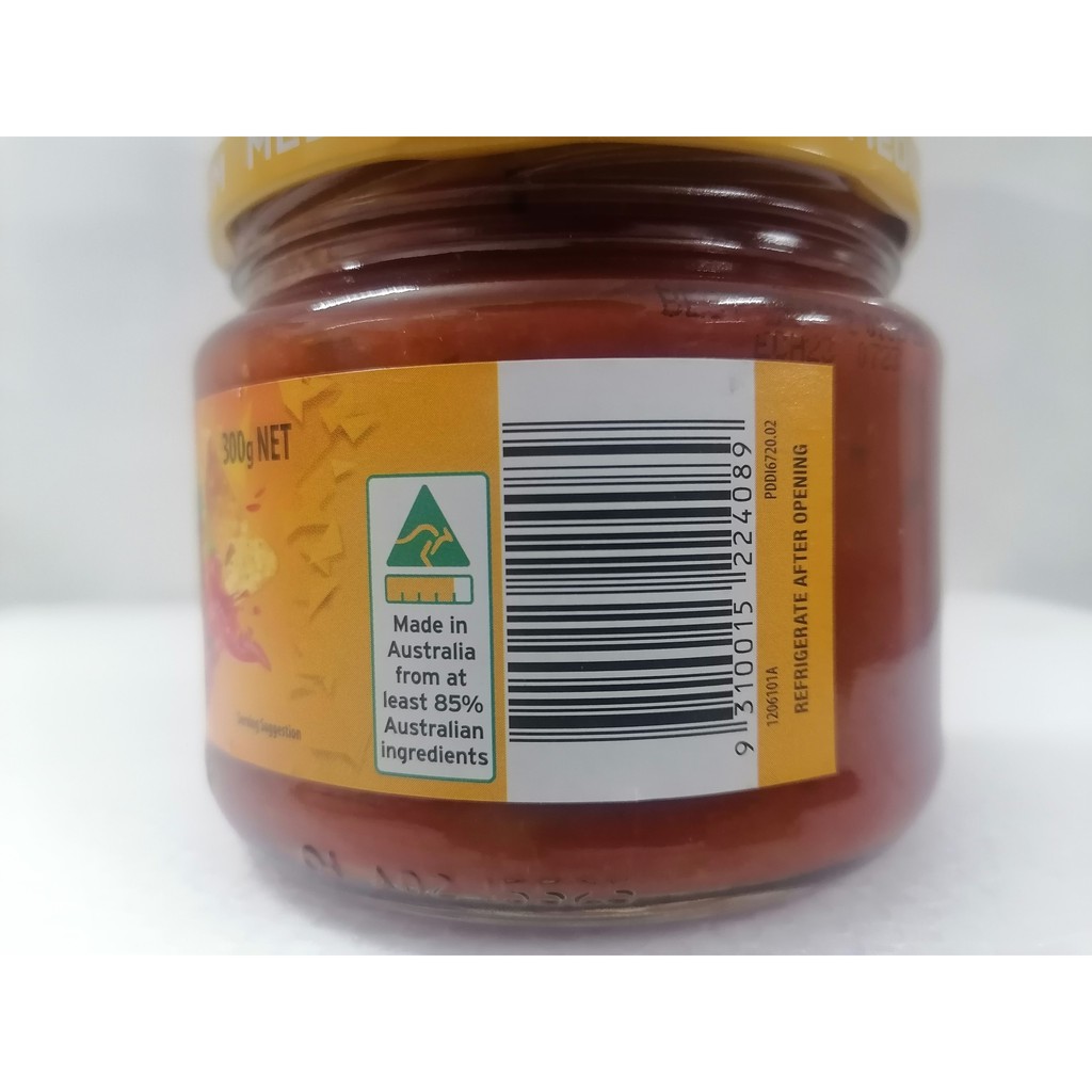 [300g – MEDIUM] Xốt Salsa cay vừa [Australia] DORITOS Medium Salsa (atv-hk)