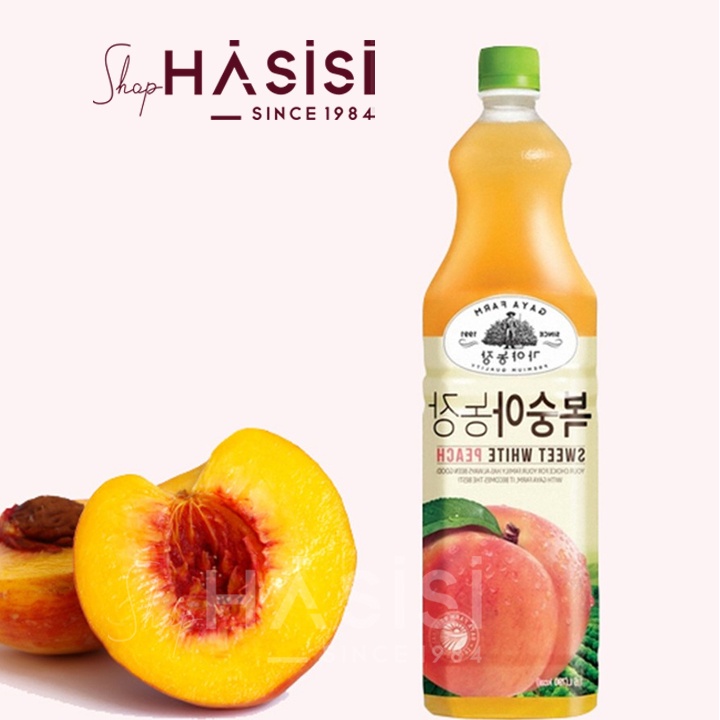 Nước Ép Đào Gaya Hàn Quốc - WOONGJIN 1.5L
