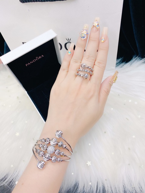 Vòng bi + nhẩn bi mạ bạch kim