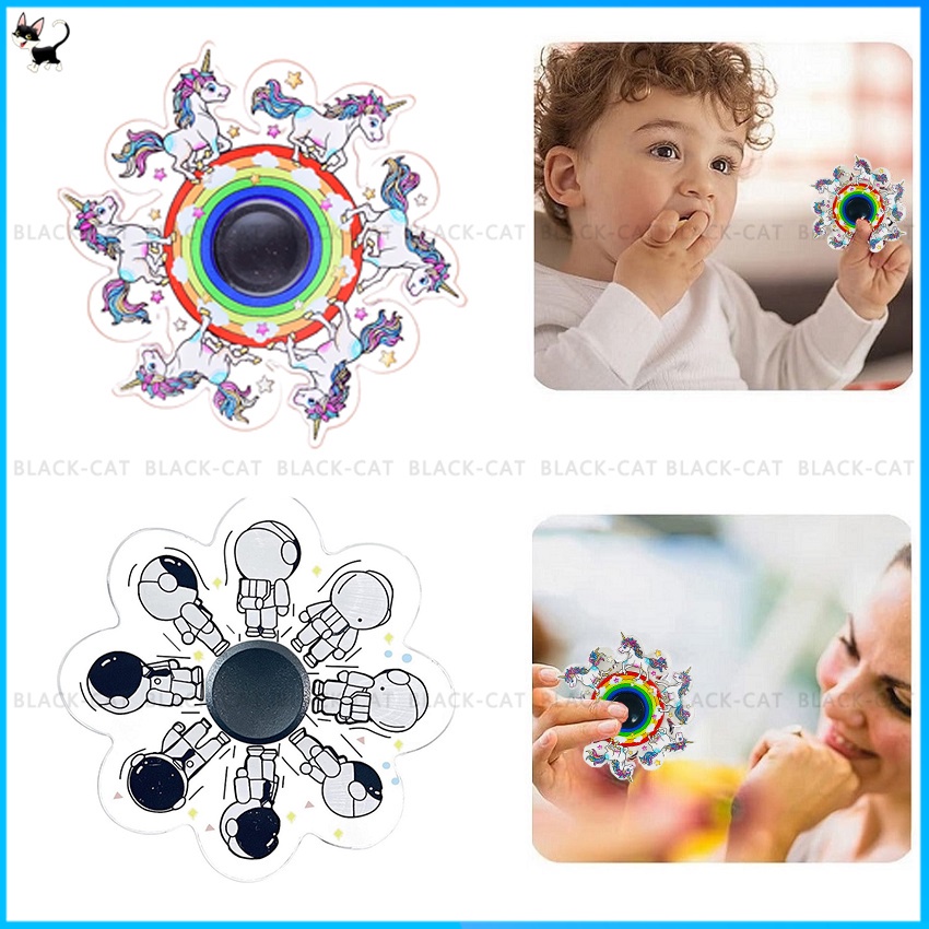 Con Quay Đồ Chơi Fidget Spinner HọA TiếT Naruto One Piece GiúP GiảM Stress