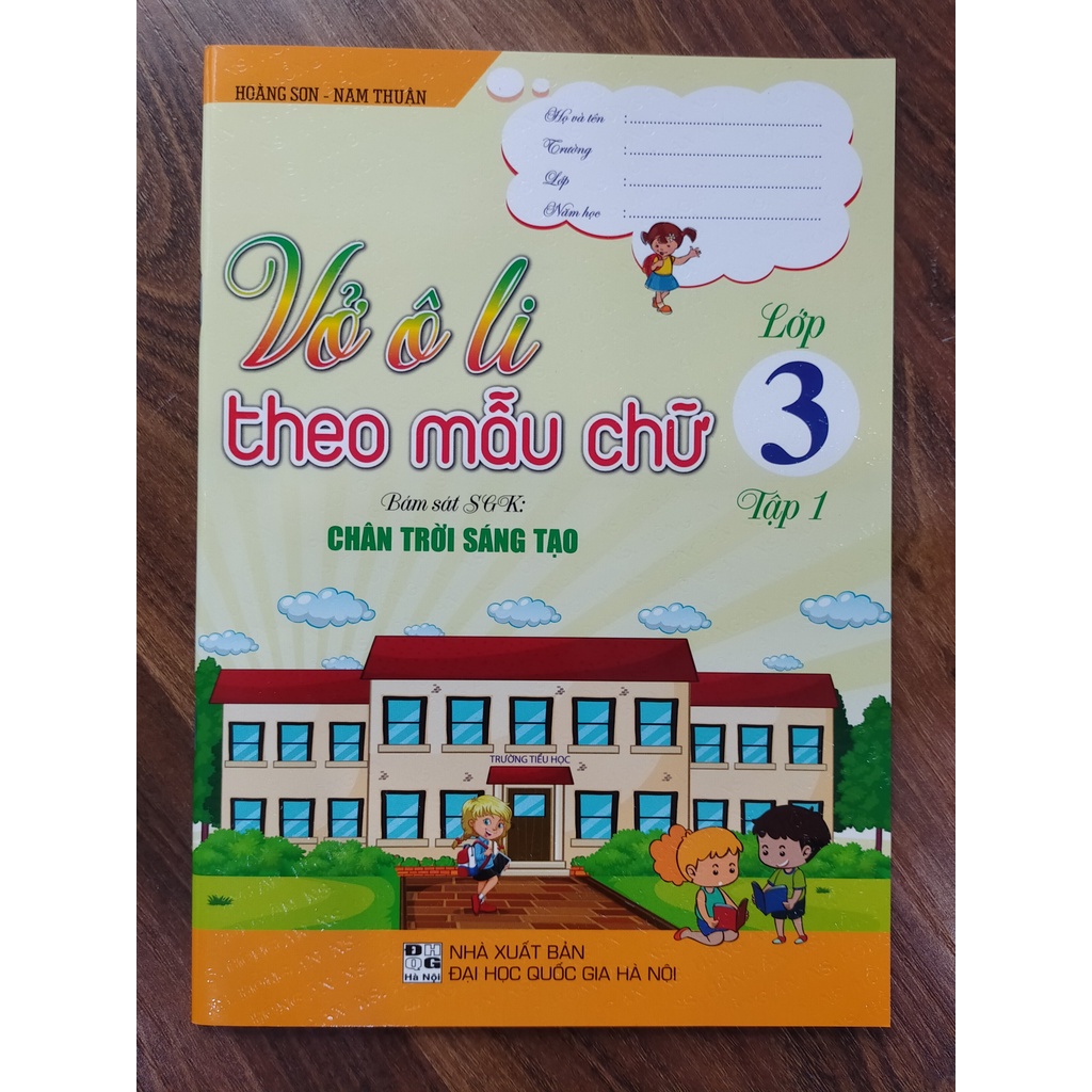 Sách - Combo Vở ô li theo mẫu chữ lớp 3 - tập 1 + 2 ( Chân Trời Sáng Tạo )