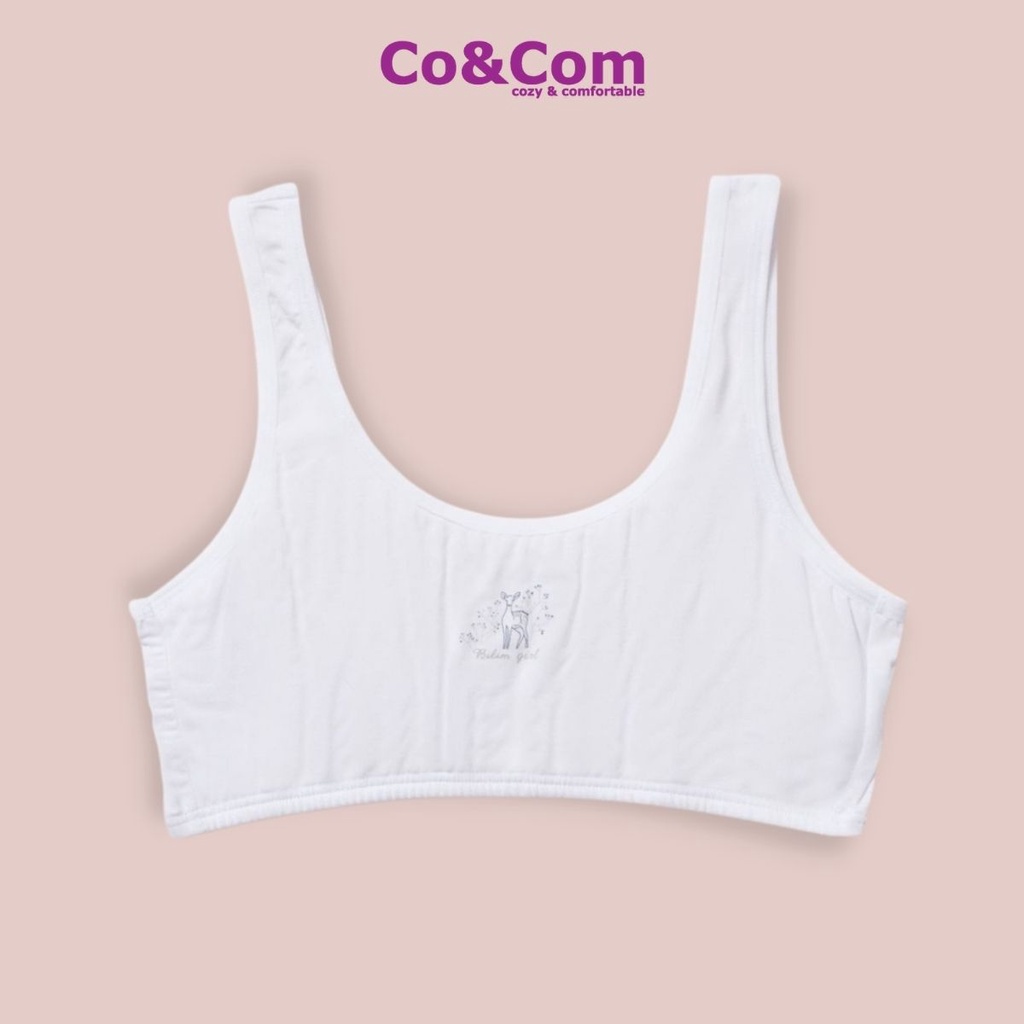 Áo Lá Bé Gái Cotton Modal Co&Com Kiểu Dáng Chui Đầu 39-60Kg Co Giãn Thoáng Khí AL6058