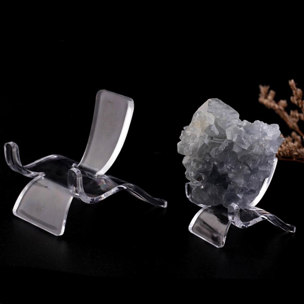 Set 10 Giá Đỡ Trưng Bày Rock Specimen Geodes Easel