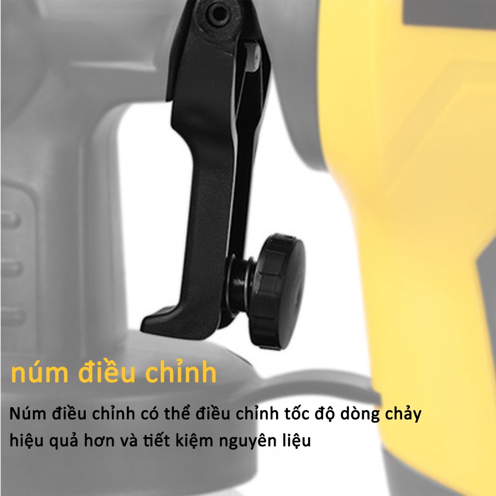 Máy phun sơn dùng điện 500W Dụng Cụ Phun 220V Phích Cắm EU