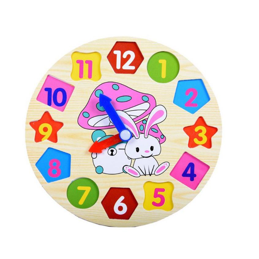 Đồng hồ số hình khối mini - Đồ chơi thông minh cho bé