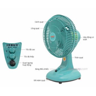 QUẠT BÀN CAO CẤP SENKO B102