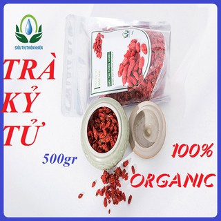 Trà Kỷ Tử sấy khô MỘC SẮC 500gr [Chính Hãng] Trị đau lưng, Trị xuất tinh sớm, Giảm mỡ máu, Chống lão hóa, Ngừa ung thư