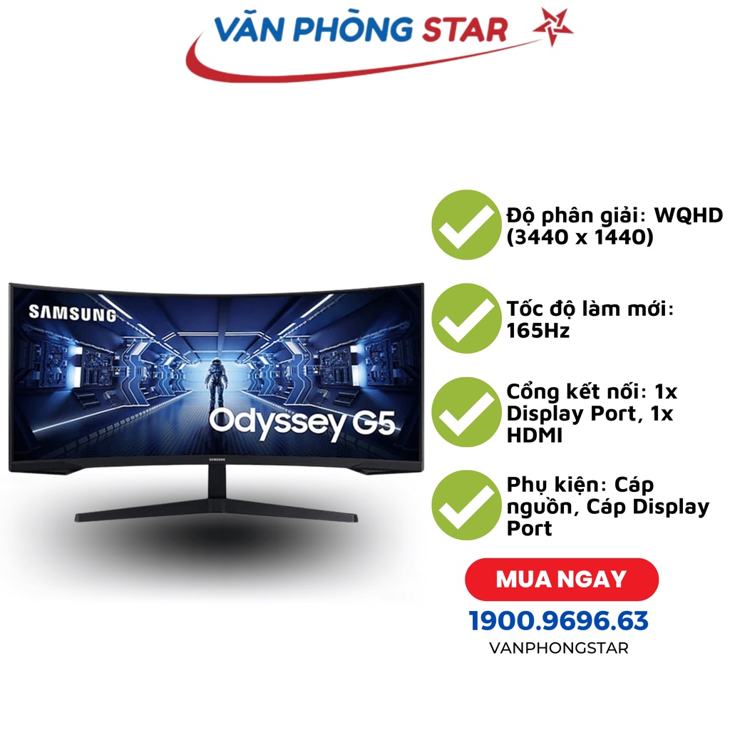 Màn hình Samsung LC34G55TWWEXXV chính hãng