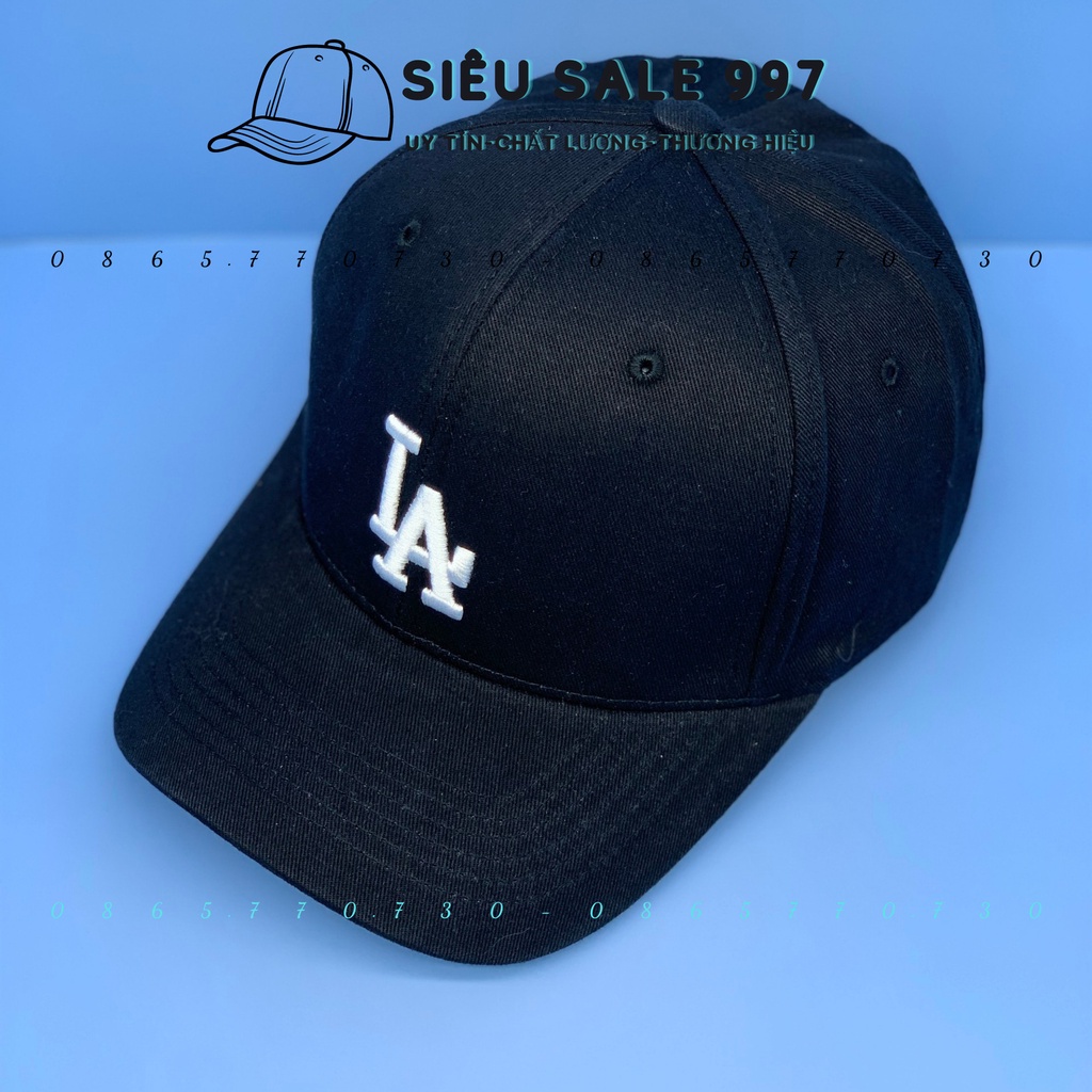 MŨ LƯỠI TRAI HOT TREND L-A CAO CẤP 4 MÀU FULL TEM MÁC M-LL-B VẢI DÀY LỚP UNISEX FORM ĐẸP NAM NỮ