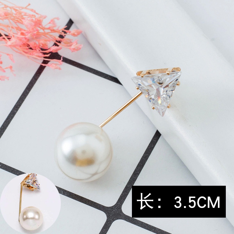 Ghim Cài Áo Đính Ngọc Trai Thiết Kế Tinh Tế