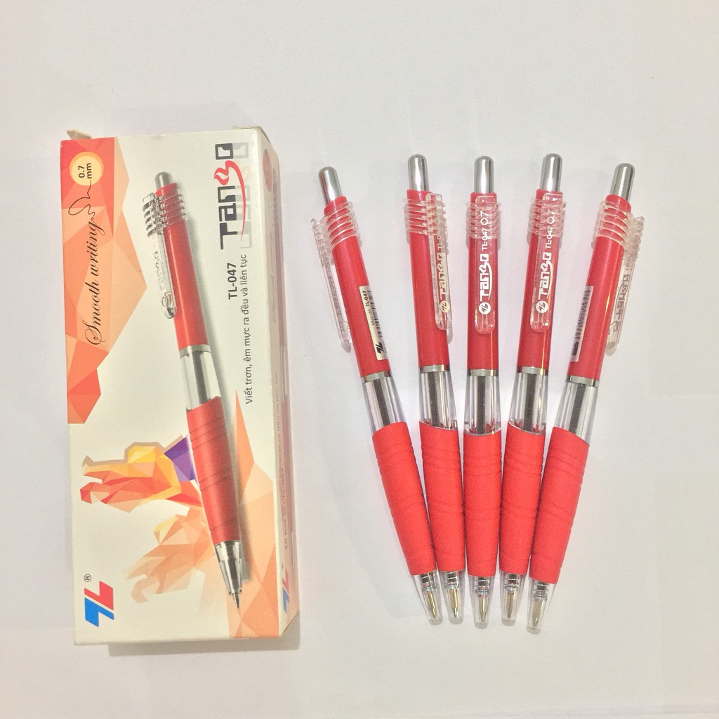 Bút bi TL 047 (Hộp 10 cây) ~ Ballpoint pens TL-047