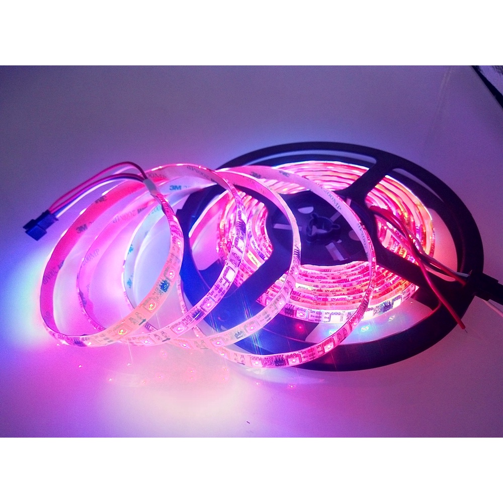 Dây đèn led 5M DC12V WS2811 5050 RGB đủ màu 1 IC điều khiển 3 Led