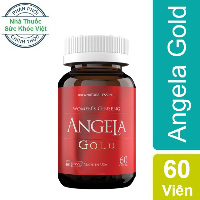 Sâm Angela Gold - Lọ 60 Viên ✅(Hàng Chính Hãng)