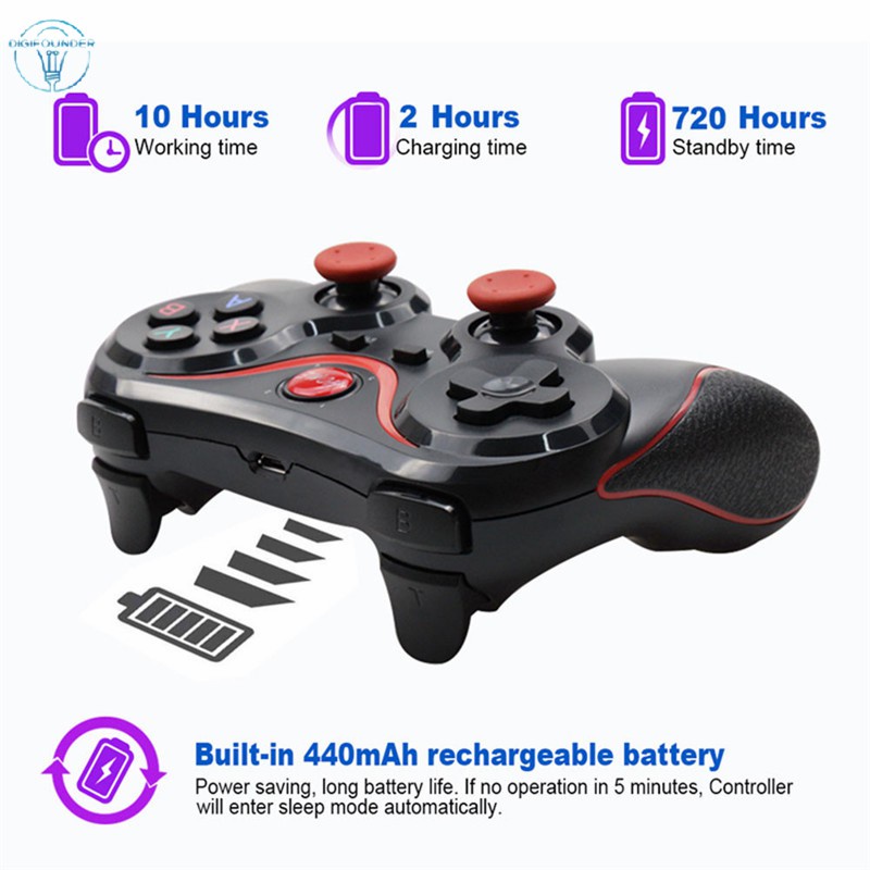 ⚡𝓑ả𝓷 𝓝â𝓷𝓰 𝓒ấ𝓹 𝓬ó 𝓤𝓢𝓑⚡Tay Cầm Chơi Game X3/T3 Có Bluetooth Cho Smartphone, PC, Laptop, Android, IOS Có Giá Kẹp Điện Thoại