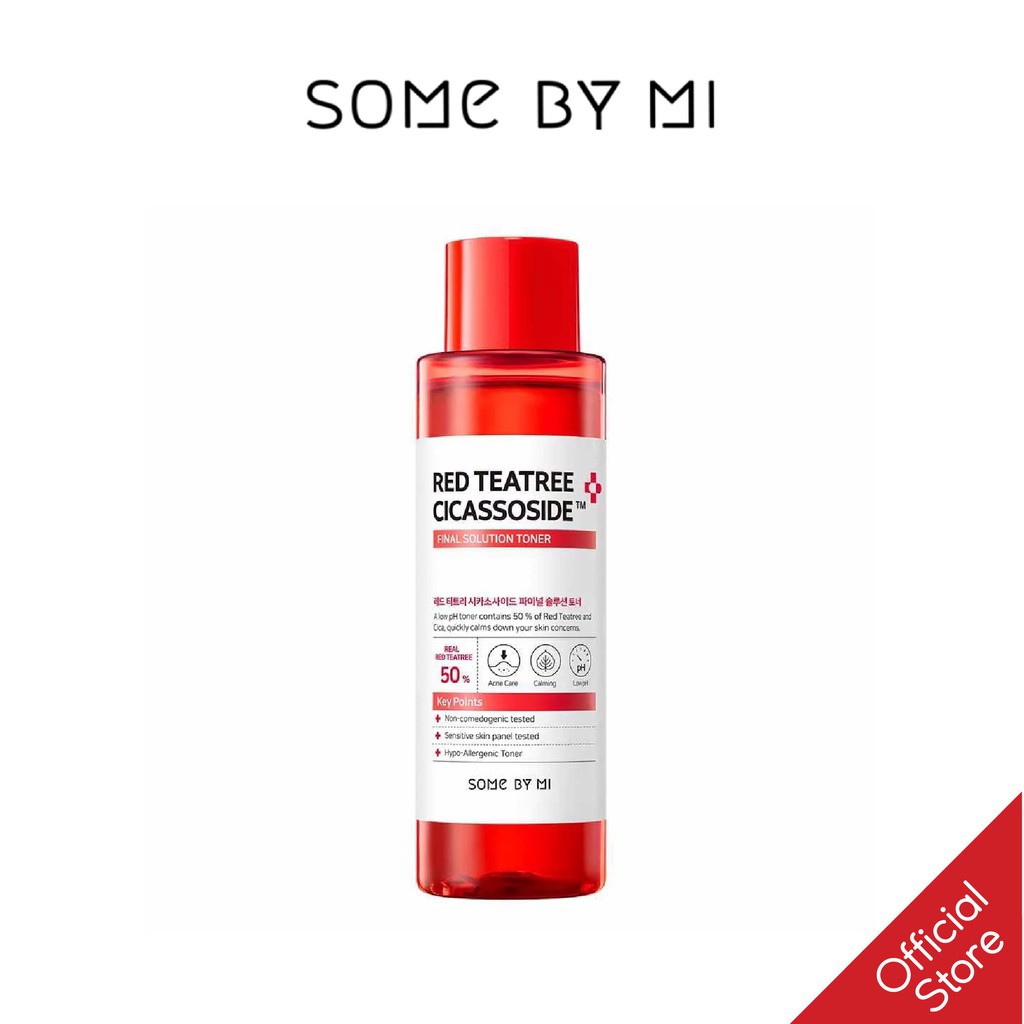 [GIÁ TỐT] Nước Hoa Hồng Giảm Mụn Cho Da Nhạy Cảm Some ByM Red Teatree Cicassoside Final Solution 150ml