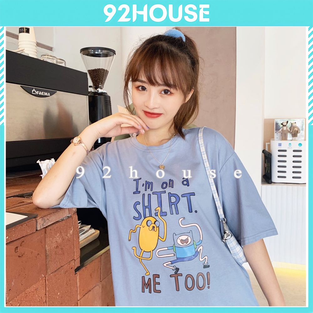 Áo thun nam nữ/ Áo phông rộng unisex hoạt hình shirt tay lỡ