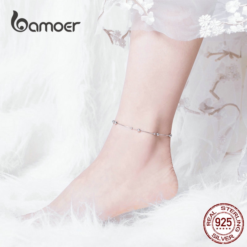 Lắc Chân Bamoer Sct005 bạc Thời Trang Cho Nữ