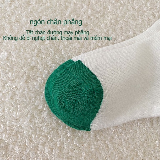 Cheerful Mario 4 cặp Bé trai bé gái Vớ bông Babyboy Babygirl Cartoon Kids Socks