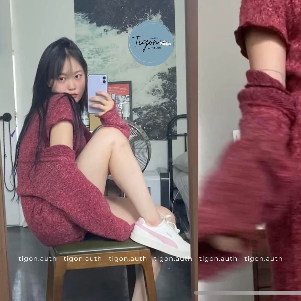 Giày sneaker nữ Puma Skye Clean hồng, giày thể thao nữ chính hãng  Tigon.auth