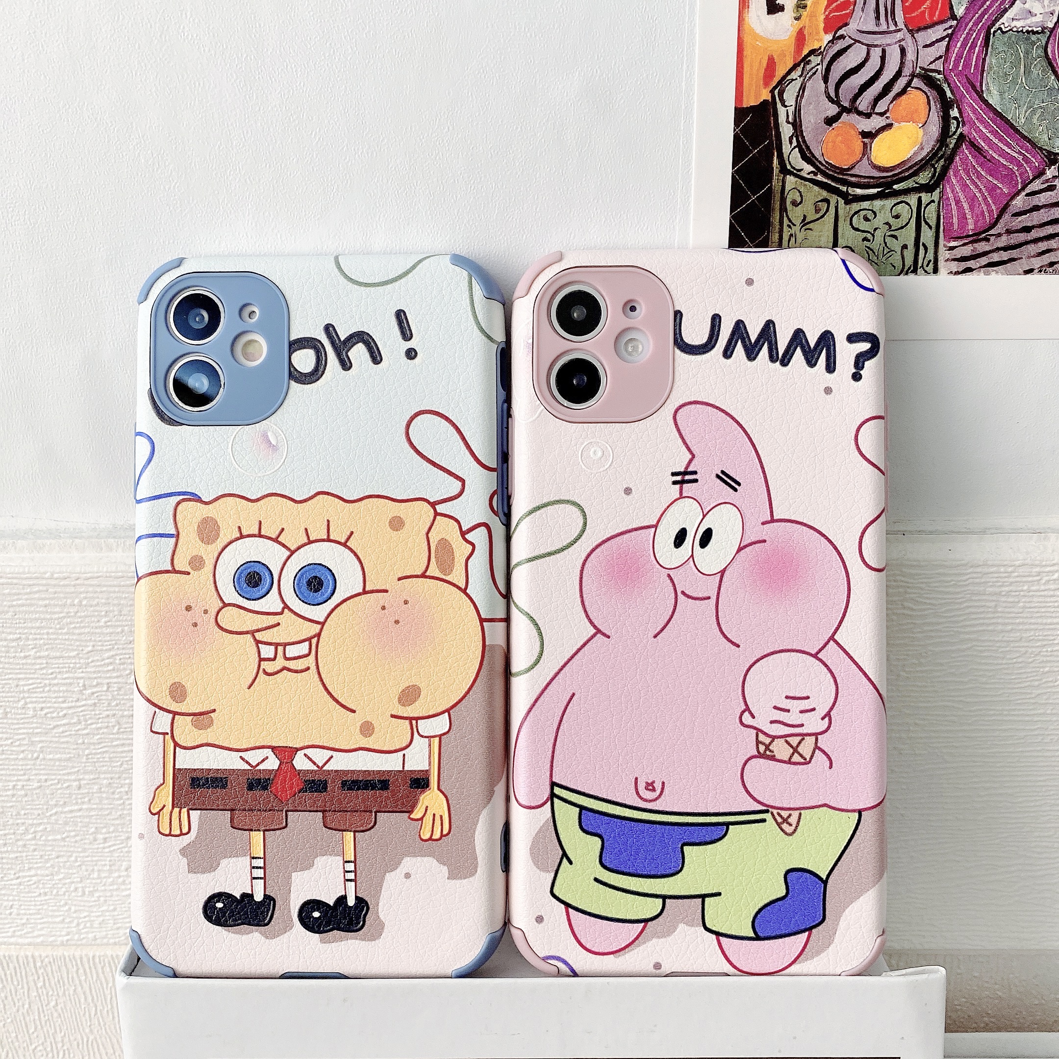 Huawei Mate 40 30 20 Pro P40 P30 Pro P40 Lite Y9 Prime 2019 P Samrt Z Nova 8 7 6 Pro 7i 8 7 6 SE 5 Pro Patrick Star SpongeBob Cartoon Soft Case