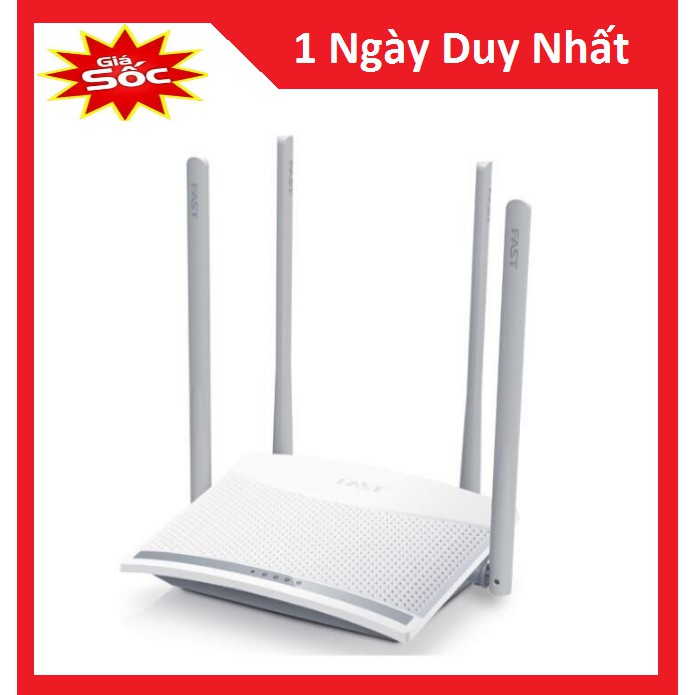 Bộ phát wifi xuyên tường thanh lý giá rẻ 4 râu - BH đến 12T