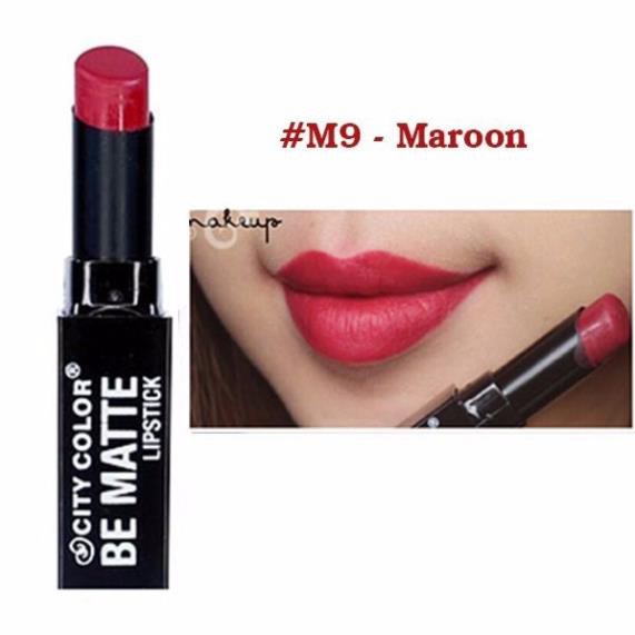 Son Lì City Color Be matte Lipstick #M9 Maroon