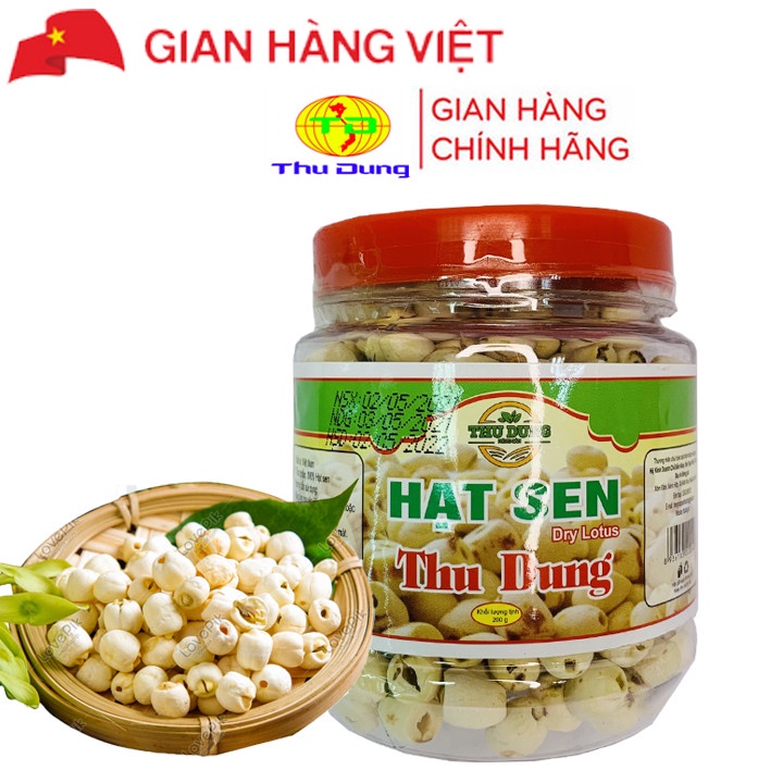 Hạt sen Thu Dung cao cấp hộp 200g