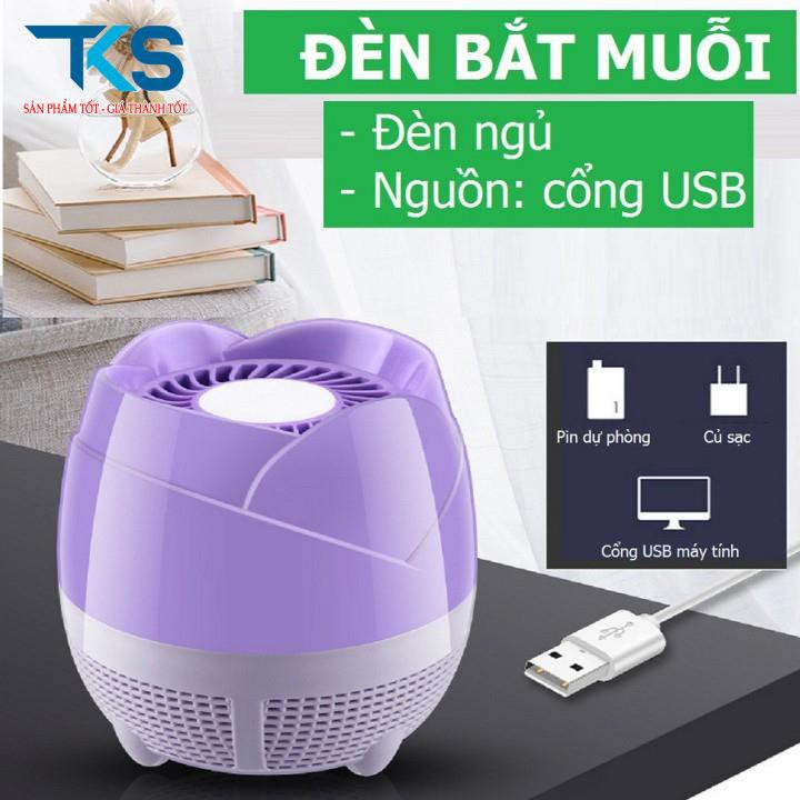 Đèn bắt muỗi, máy bắt muỗi diệt côn trùng kiêm đèn ngủ mingxin mx-04 thông minh