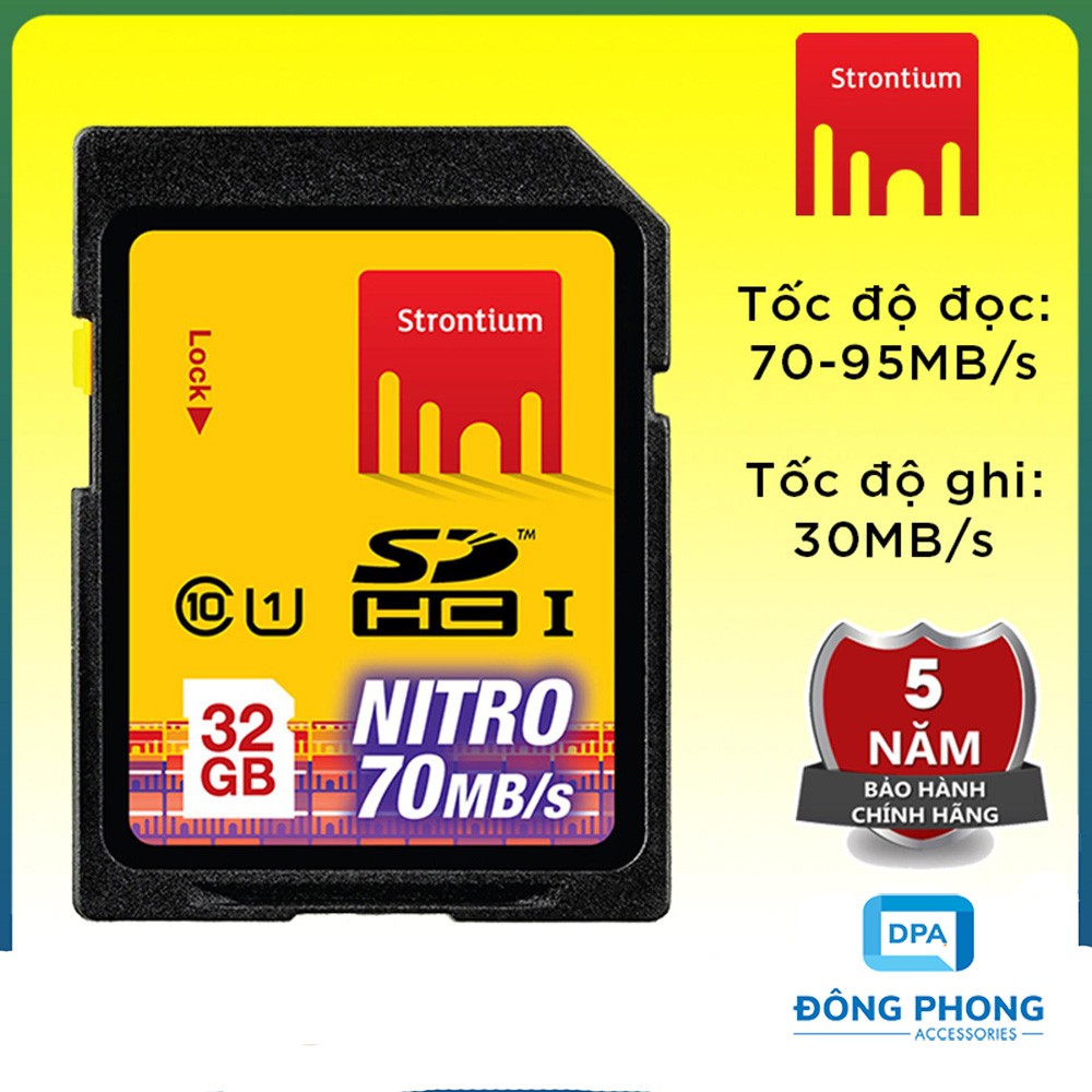 Thẻ nhớ SD Strontium 32GB bản Nitro 466X | BigBuy360 - bigbuy360.vn