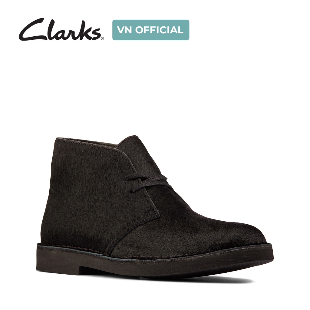 Giày Ankle Boot Nữ CLARKS Desert Boot 2 Màu Đen