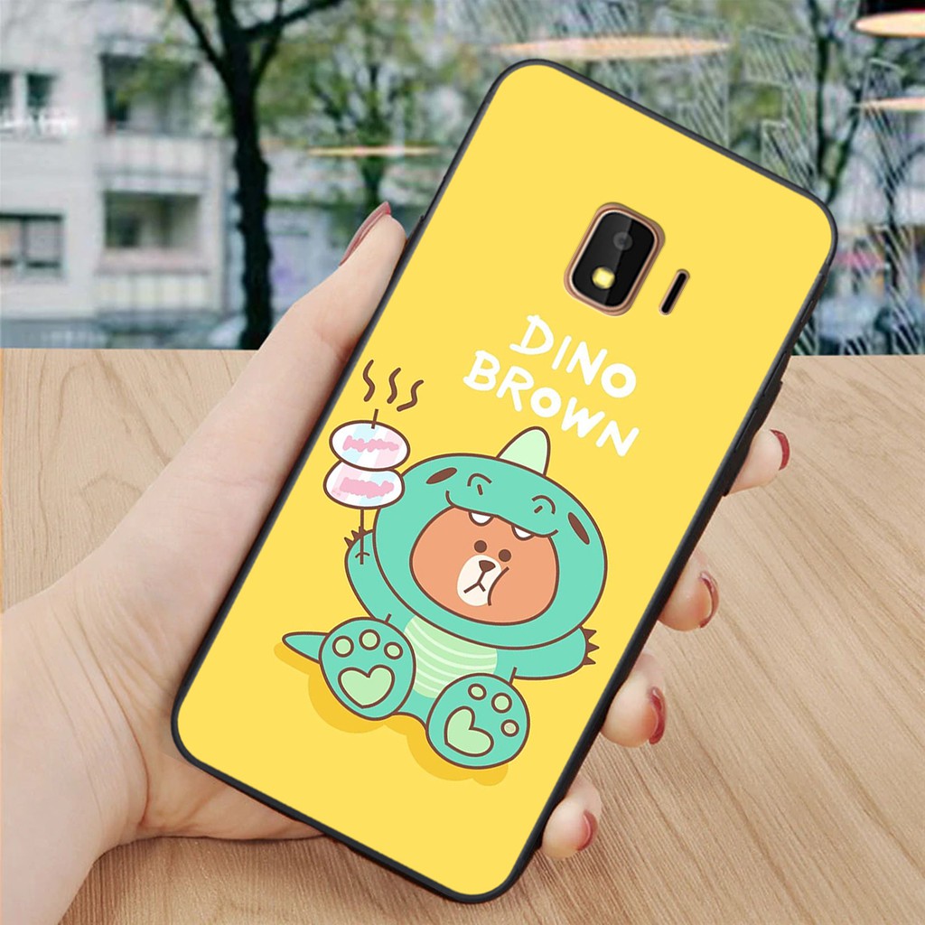 Ốp lưng điện thoại Samsung Galaxy J4 2018 - J2 Core hình gấu brown bear- Doremistorevn