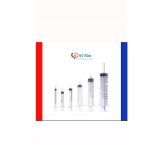 Bơm tiêm y tế đủ loại 1ml 3ml 5ml 10ml 20ml 50ml - An toàn - bơm vô trùng, sử dụng một lần - 1 Chiếc