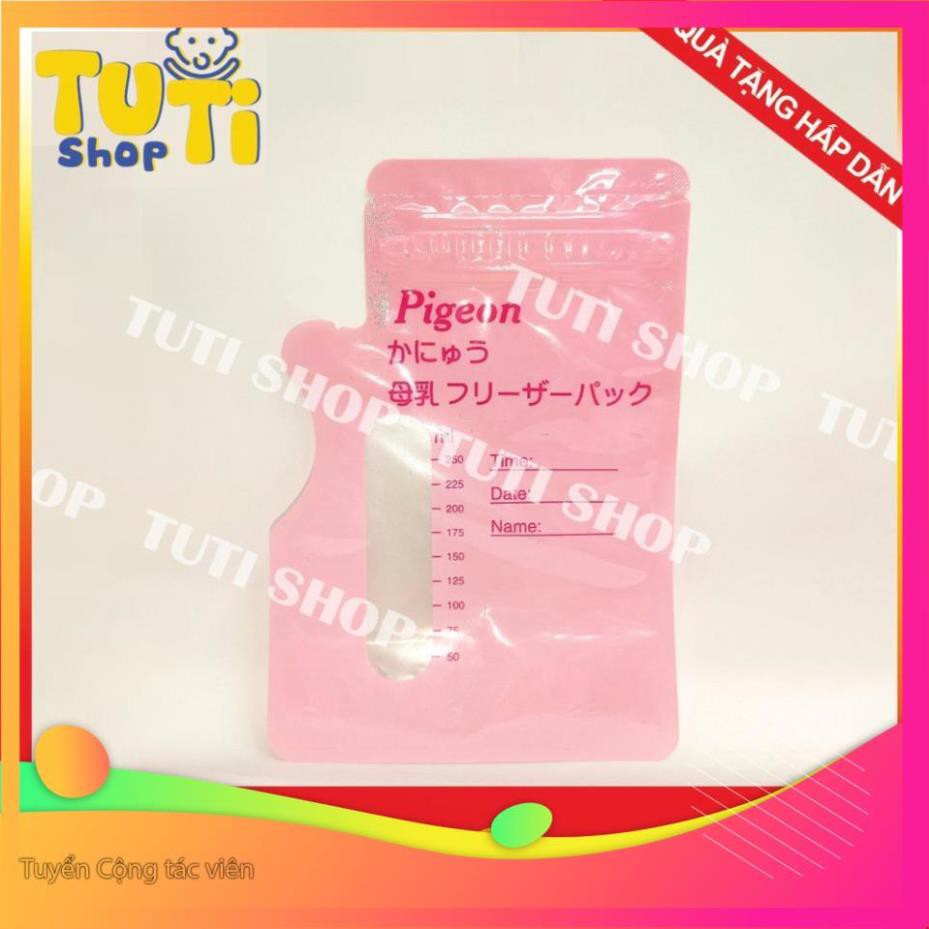PR7 💖💖BIG SALE💖💖Combo 10 Túi Trữ Sữa Pigeon Cao Cấp 250ML 15