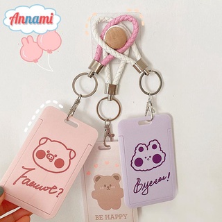 Annami Lanyard Card Holder Toploader Photocard Holder Cute Lanyard Id Card Case Name Tag Ins card Holder for kids