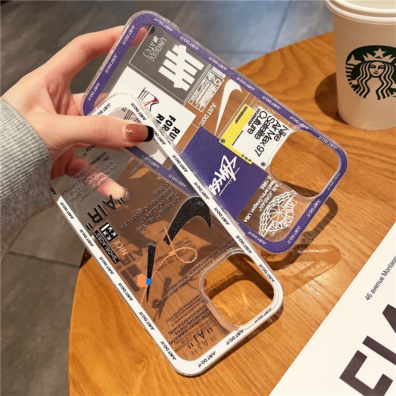 Ốp Điện Thoại Silicon Trong Suốt Họa Tiết Hoạt Hình Thời Trang Cho iphone 6 6s 7 8 Plus 13 12 Mini 11 Pro XS Max X XR