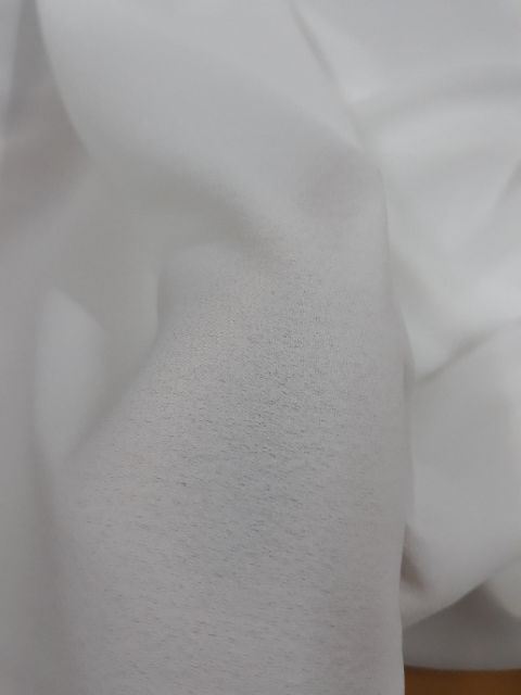 Vải Voan Hàn Màu Trăng Loại Đẹp Không Giãn Khổ Vải 1.5m