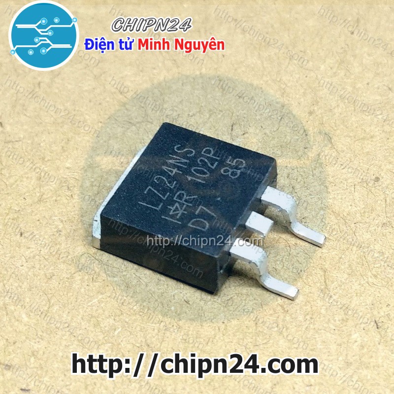 [2 CON] MOSFET Dán IRLZ24 TO-263 18A 55V Kênh N (SMD Dán) (IRLZ24NS IRLZ24NSPBF LZ24NS Z24)