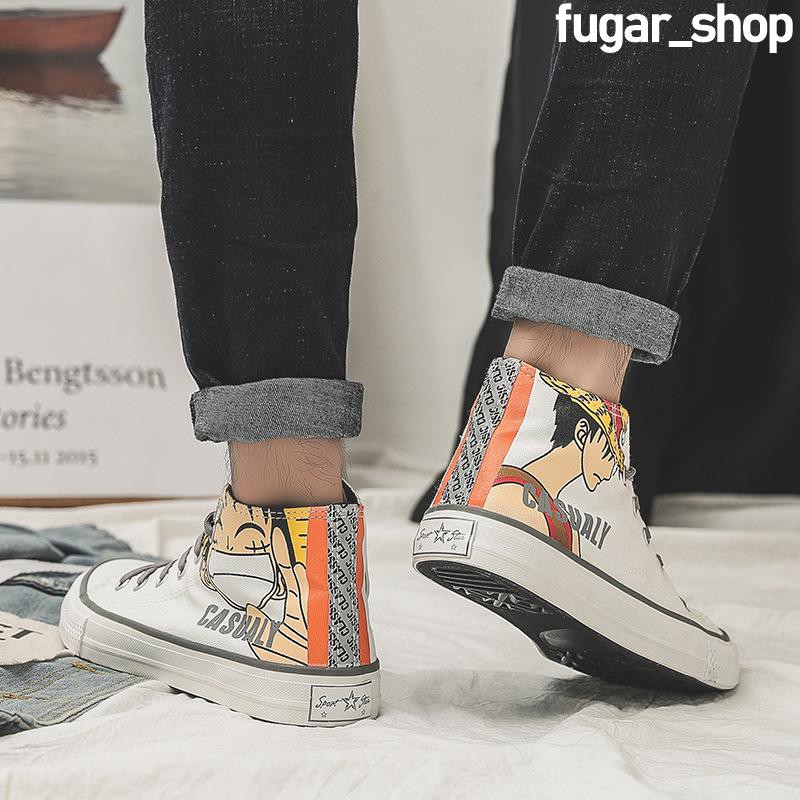 Plus Giày Thể Thao In Họa Tiết Graffiti Kiểu Hàn Quốc Thời Trang Mùa Thu Cho Các Cặp Đôi Size 35-44